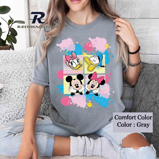 Vintage Disney, Disney Mickey And Friends, Minnie, Mickey, Donald Duck, Daisy