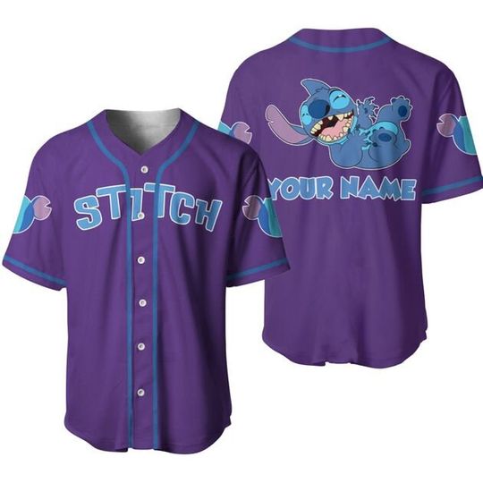 Discover Stitch Disney Baseball Jersey - Lilo and Stitch Adventure Edition, Custom Disney Shirts, Custom Shirt, Christmas Shirt