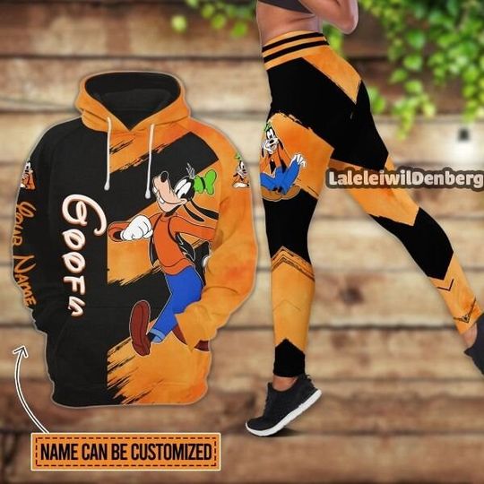 Disney Goofy Disney Hoodie Leggings Set, Goofy Hoodie 3D