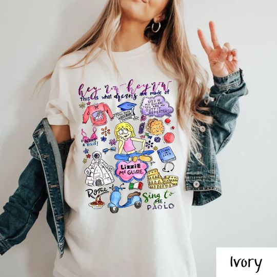 Disney Cute Lizzie McGuire Shirt,  Shirt, This Is What Dreams Are Made