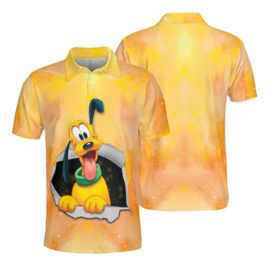We Are Never Too Old For Pluto Dog Disney Polo Shirt