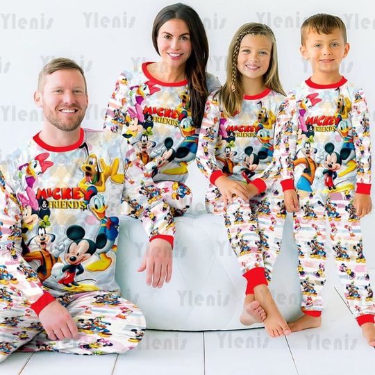 Mickey & Friends Pajama Set, Family Disney Pajamas