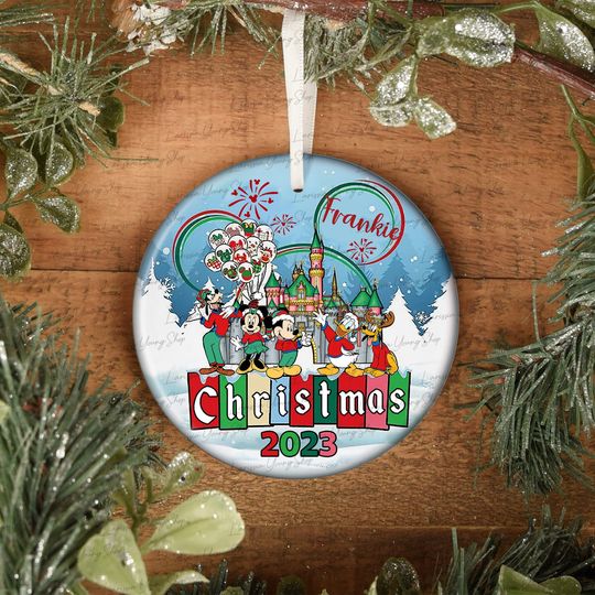 Disney Christmas Ornament, Mickey and Friends Ornament, Magic Kingdom Ornament