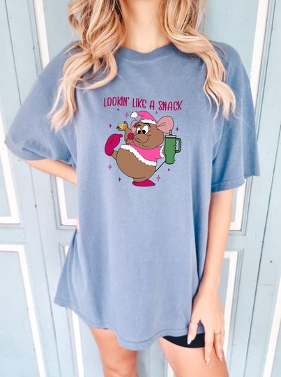 Discover Cute Gus Gus  Shirt, Disneyland Christmas Shirt, Looking Like A Snack Shirt, Christmas Kids Shirt, Family Christmas Shirt, tee