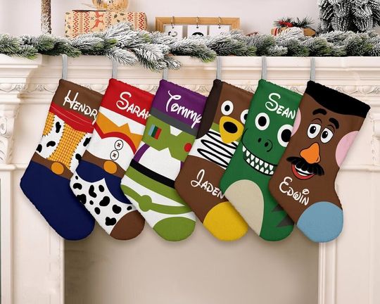 Personalized Toy Story Christmas Stocking, Disney Christmas Stocking