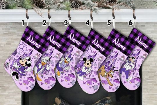 Personalized Disney 100th Anniversary Monogram Christmas Stockings