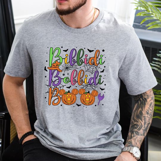 Bibbidi Bobbidi Boo Shirt, Disney Cinde Shirt, Halloween Matching T-shirt