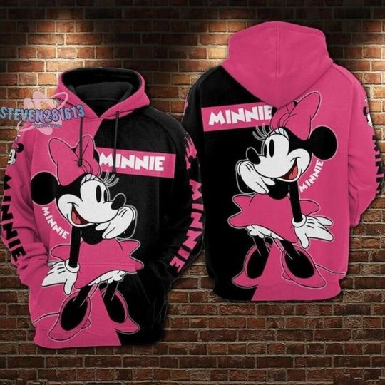 Minnie Mouse Hoodie, Disney Minnie Mouse Hoodie
