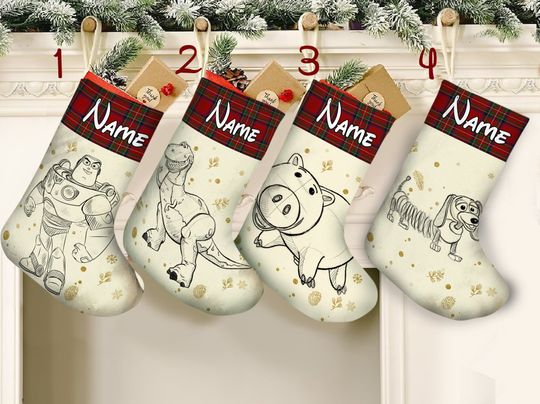 Personalized Disney Stockings, Toy Story Christmas Stockings