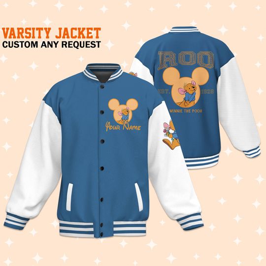 Personalize Winnie The Pooh Roo Blue, Disney Jacket