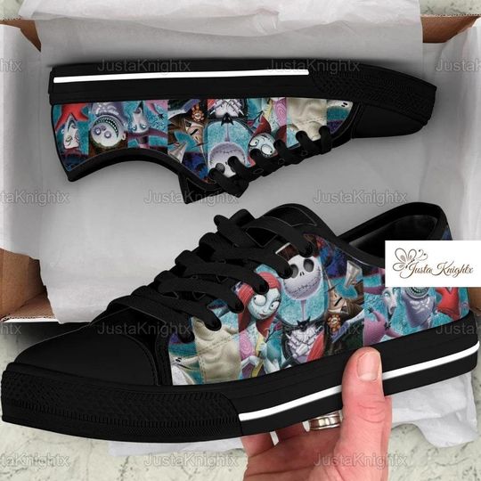 Christmas Jack And Sally Sneaker,  Disney Sneaker