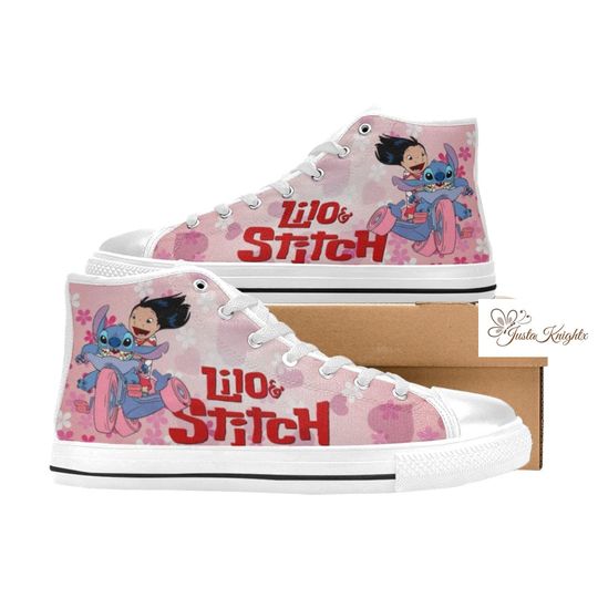 Lilo And Stitch Sneakers, Disney Sneaker, Stitch Birthday Gift