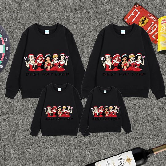 Discover Christmas Disney Princess Sweatshirt, Disney Family Sweatshirt, Christmas Gifts