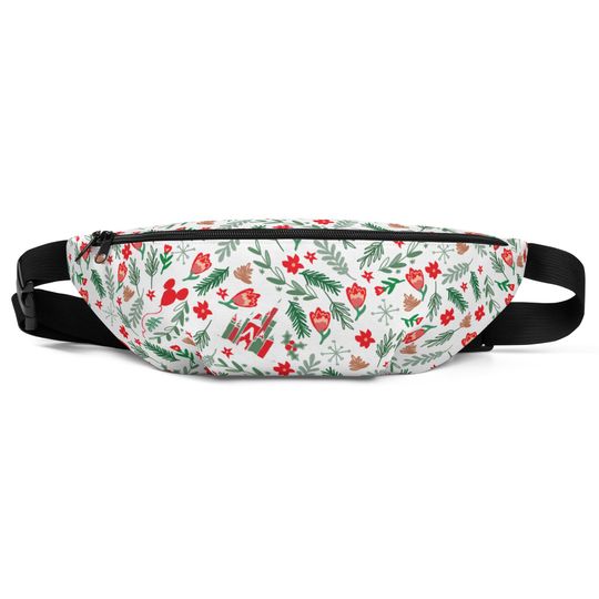 Cinde's Castle Christmas Fanny Pack Christmas Garden Disney Holiday Fanny Pack