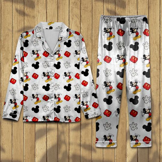 Mickey Christmas Pajama Set, Custom Matching Family Pajamas Set, Family Disneyy Pajamas