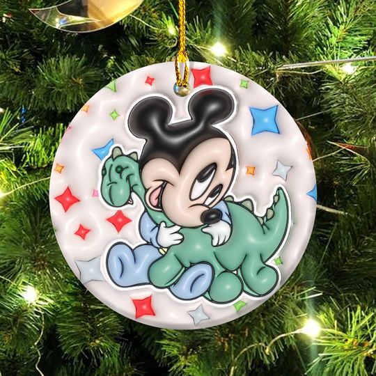 Mickey Mouse Disneyland Inflated Ornament, Christmas Ornament D