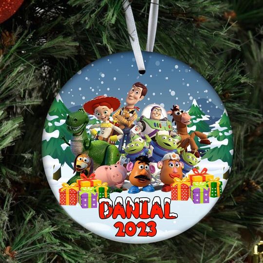Personalized Toy Story Disney Christmas Ornament