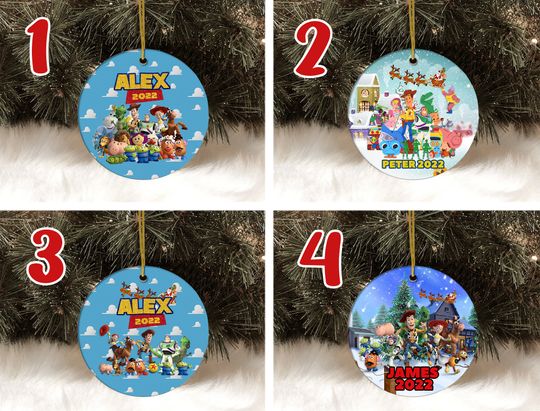 Personalized Toy Story Disney Christmas Ornament