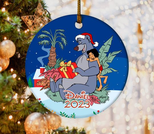 Discover Personalized The Jungle Book Disney Christmas Ornament