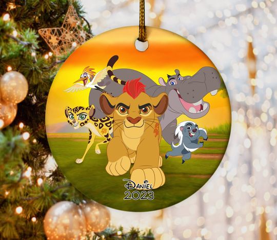 Personalized The Lion Disney Christmas Ornament