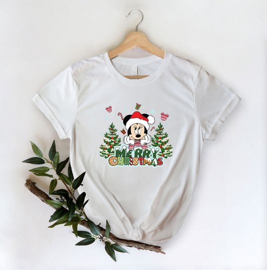 Minnie Mouse Christmas Shirt, Merry Christmas Shirt, Disney Christmas Shirt