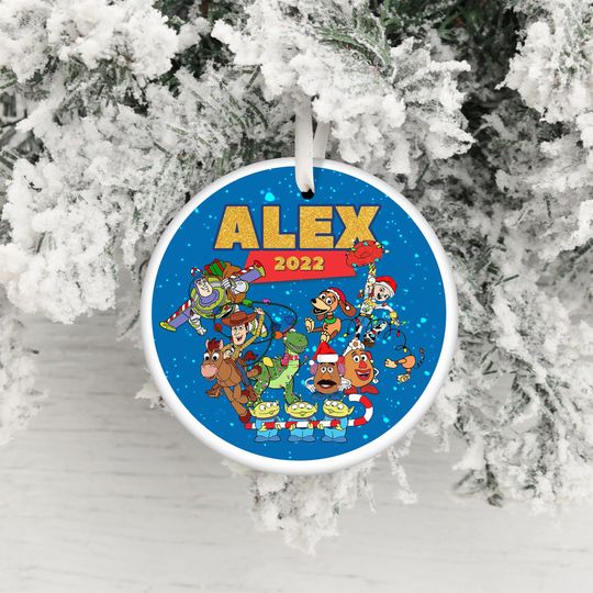 Personalized Toy Story Disney Christmas Ornament