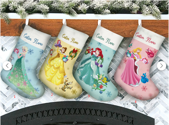 Aurora Stockings, Disney Aurora Princess, Disney Princess Christmas Stocking