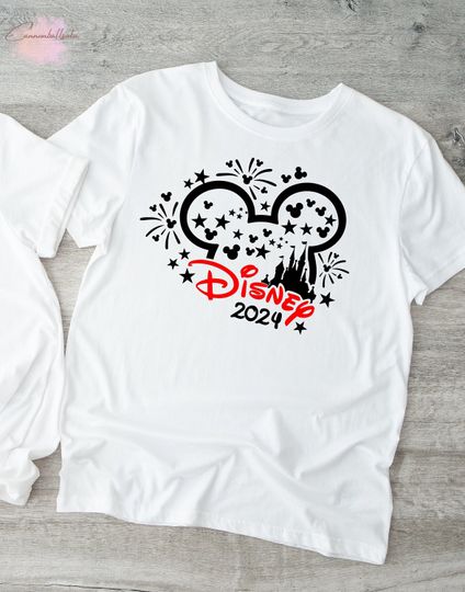 Discover Disney Castle 2024 Mickey Mouse Disney T-Shirt, Disney Family Matching T-Shirt