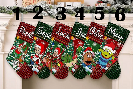 Personalized Toy Story Christmas Stocking, Disney Family Christmas Gifts