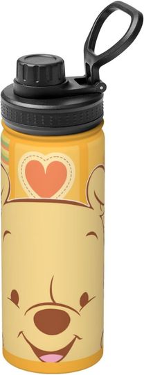 Disney Winnie the Pooh Stainless Steel Water Bottles Sports Lid