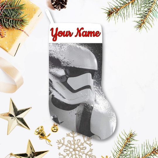 Personalized Star Wars Stormtrooper Disney Christmas Stocking, Family Christmas Stocking