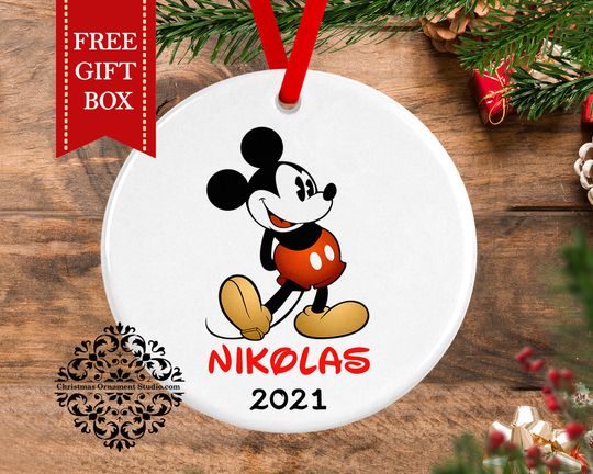 Mickey mouse christmas ornament-Disney Ornament Mickey mouse Disney Christmas ornament