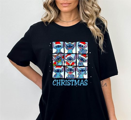 Discover Stitch Christmas Shirt, Disney Christmas Shirt, Stitch Shirt, Disney Christmas Shirt