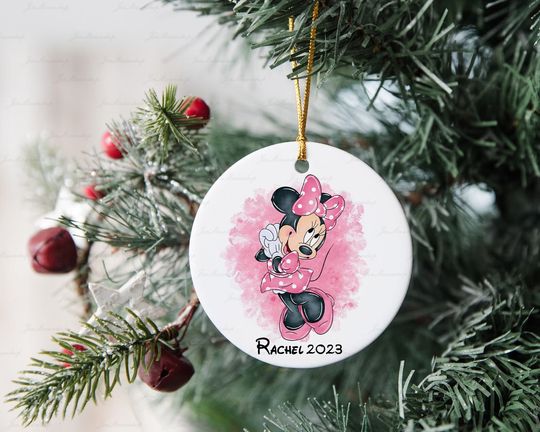 Minnie Ornament, Minnie Christmas Ornament, Disney Minnie Mouse Ornament, Baby First Christmas Ornament, Ornament