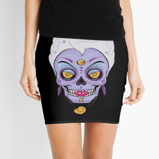 Ursula Muertos Disney Villain Skirt