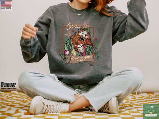 Disneyland Muppets Christmas Carol Character Sweatshirt, Ghost of Christmas Sweatshirt