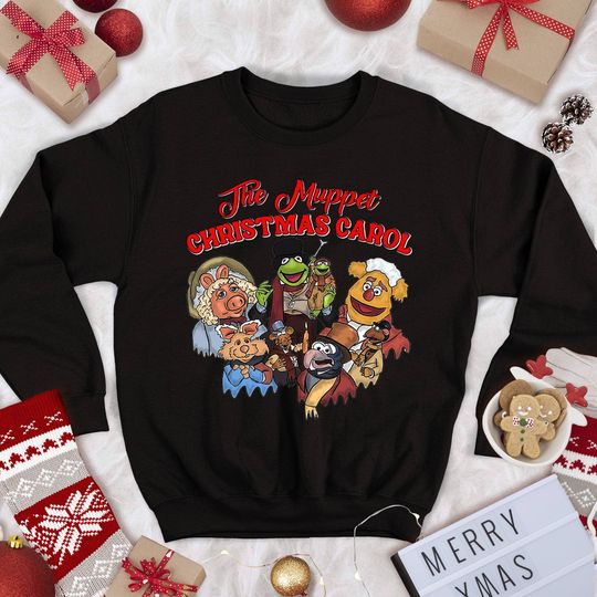 Disney Retro 90s The Muppet Christmas Carol Shirt, Muppets Characters Group Shirt