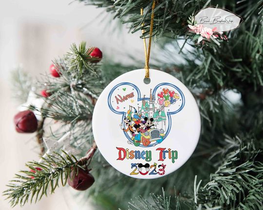 Disneyworld 2023 Ornament, Disney Family Trip Ornament