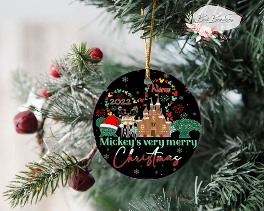 Mickey's Very Merry Christmas Ornament, Mickey Christmas Ornament, Disney World Ornament, Christmas Ornament