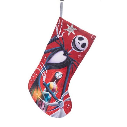 The Nightmare Before Christmas Jack And Sally Disney Christmas Stocking, Family Christmas Stocking