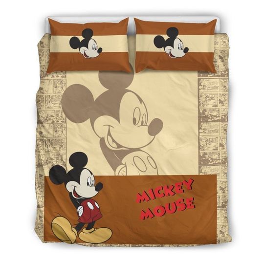 Mickey DN Bedding Set, Disney Christmas Bedding Set