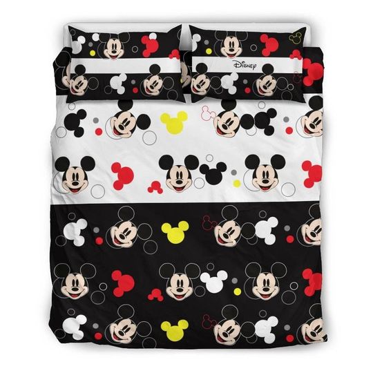 Mickey DN Bedding Set, Disney Christmas Bedding Set