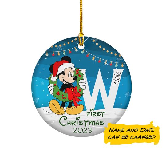 Mickey Mouse  Ornament, Matching Christmas DisneyWorld Christmas Ornaments,  Disneyland Xmas Tree Decor