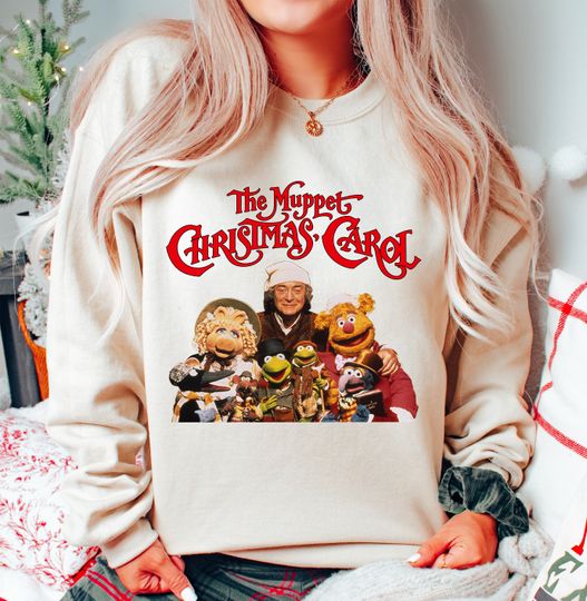 Disney The Muppet Christmas Carol Shirt, The Muppets Christmas Lights Sweatshirt