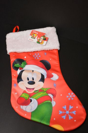 Disney Mickey Mouse Red Christmas Stocking
