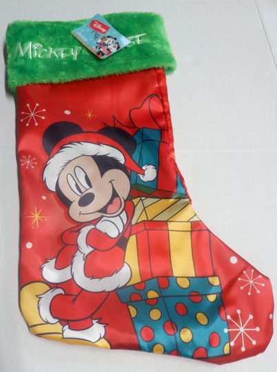 Discover New Ruz Disney Christmas Holiday Stocking, Mickey Mouse Christmas Stocking