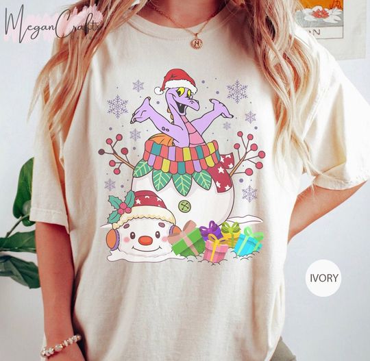 Vintage Disney Figment Christmas  Shirts, Disney Christmas T-Shirt