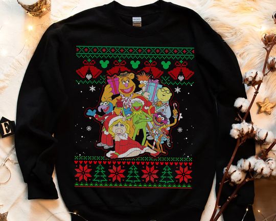 Discover Ugly Sweater Christmas Disney The Muppets Show Sweatshirt