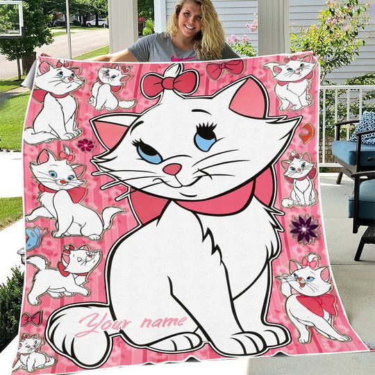 Disney The Aristocats Custom name Blanket