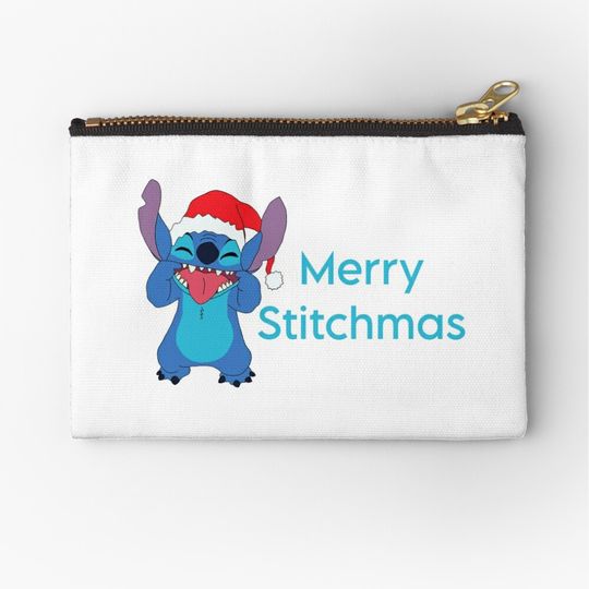 Disney Stitch Christmas Makeup Bag